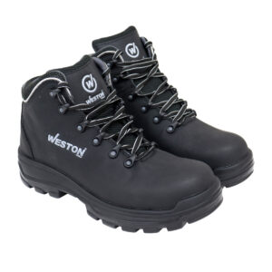 BOTA DE SEGURIDAD INDUSTRIAL DIELECTRICA NEGRA WESTON DIFERENTES TALLAS