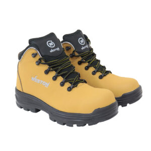 BOTA DE SEGURIDAD INDUSTRIAL DIELECTRICA AMARILLA WESTON DIFERENTES TALLAS