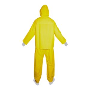 TRAJE IMPERMEABLE 2 PIEZAS PVC/POLIESTER 0.35MM DIFERENTES TALLAS - Image 3