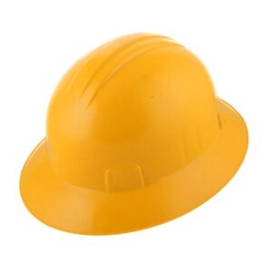CASCO DE SEGURIDAD TIPO ALA ANCHA CON AJUSTE DE INTERVALOS AMARILLO