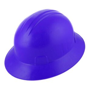 CASCO DE SEGURIDAD TIPO ALA ANCHA CON AJUSTE DE INTERVALOS AZUL