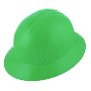 CASCO DE SEGURIDAD TIPO ALA ANCHA CON AJUSTE DE INTERVALOS VERDE
