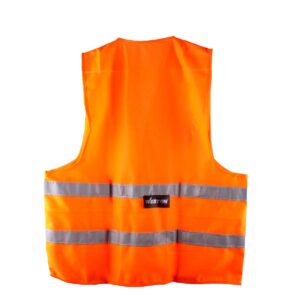CHALECO CLASE II AJUSTE CON VELCRO NARANJA UNITALLA - Image 2