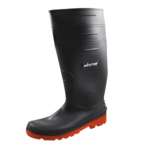 BOTA IND. SUELA ROJA C/CASCO DIFERENTES TALLAS