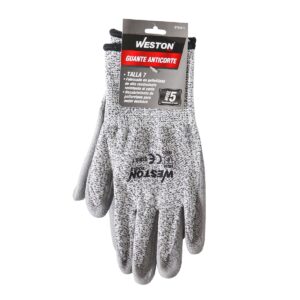 GUANTE ANTICORTE WESTON NIVEL 5 TALLA 7 (Precio x par - Empaque c/10 pares) - Image 3