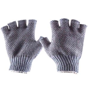 GUANTE ALGODON MULTICOLOR C/PUNTO PVC SIN DEDOS UNITALLA (Precio x par - Empaque c/10 pares)