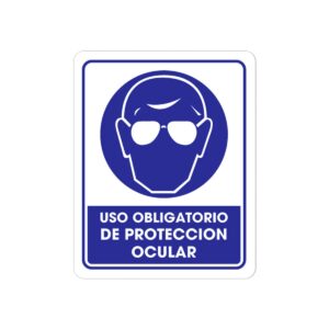 SEÑALAMIENTO USO PROTECCION OCULAR 25 X 35CM
