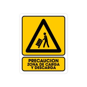 SEÑALAMIENTO ZONA CARGA/DESCARGA 25 X 35CM