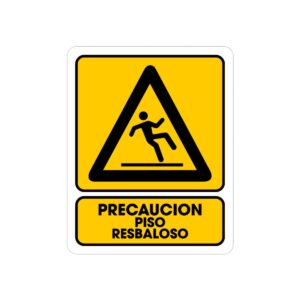 SEÑALAMIENTO PISO RESBALOSO 25 X 35CM
