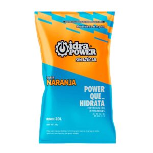 IDRAPOWER NARANJA SIN AZUCAR 200GR/ 20 LTS REND